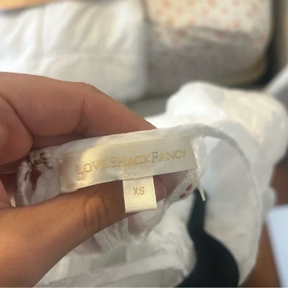 LoveShackFancy Ivory Lace Dress Great Condition - Picture 6 of 6